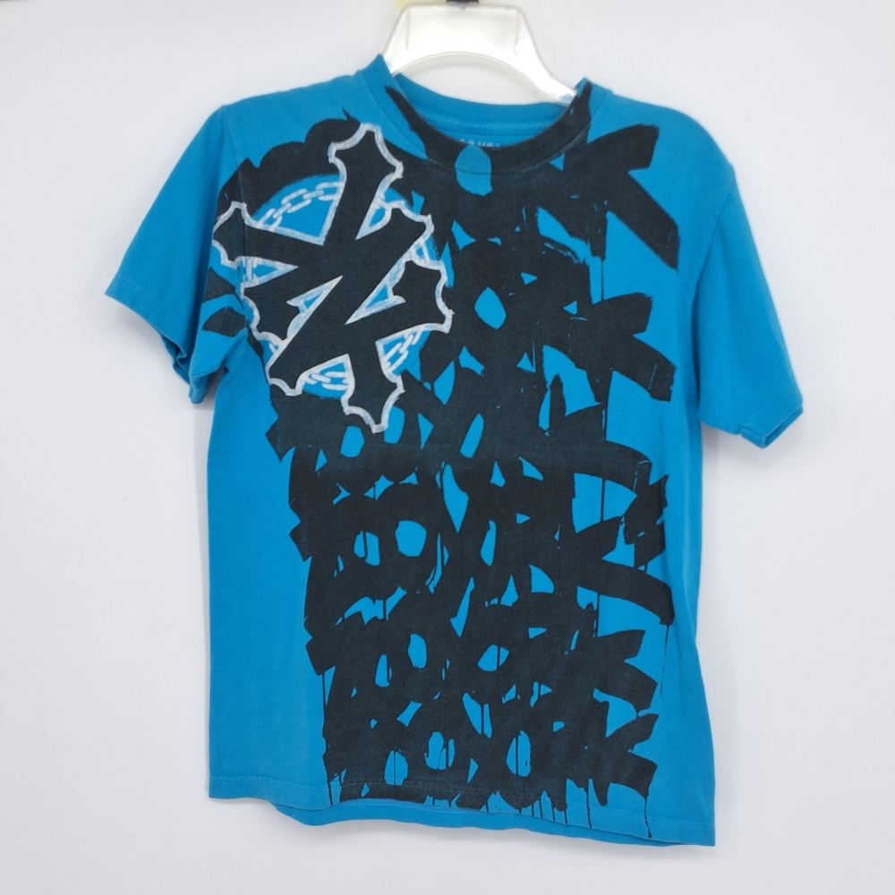 Zoo York Adult Small Blue and Black Graphic Tee